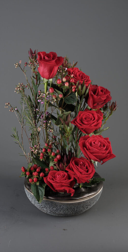 Mitja espiral de roses