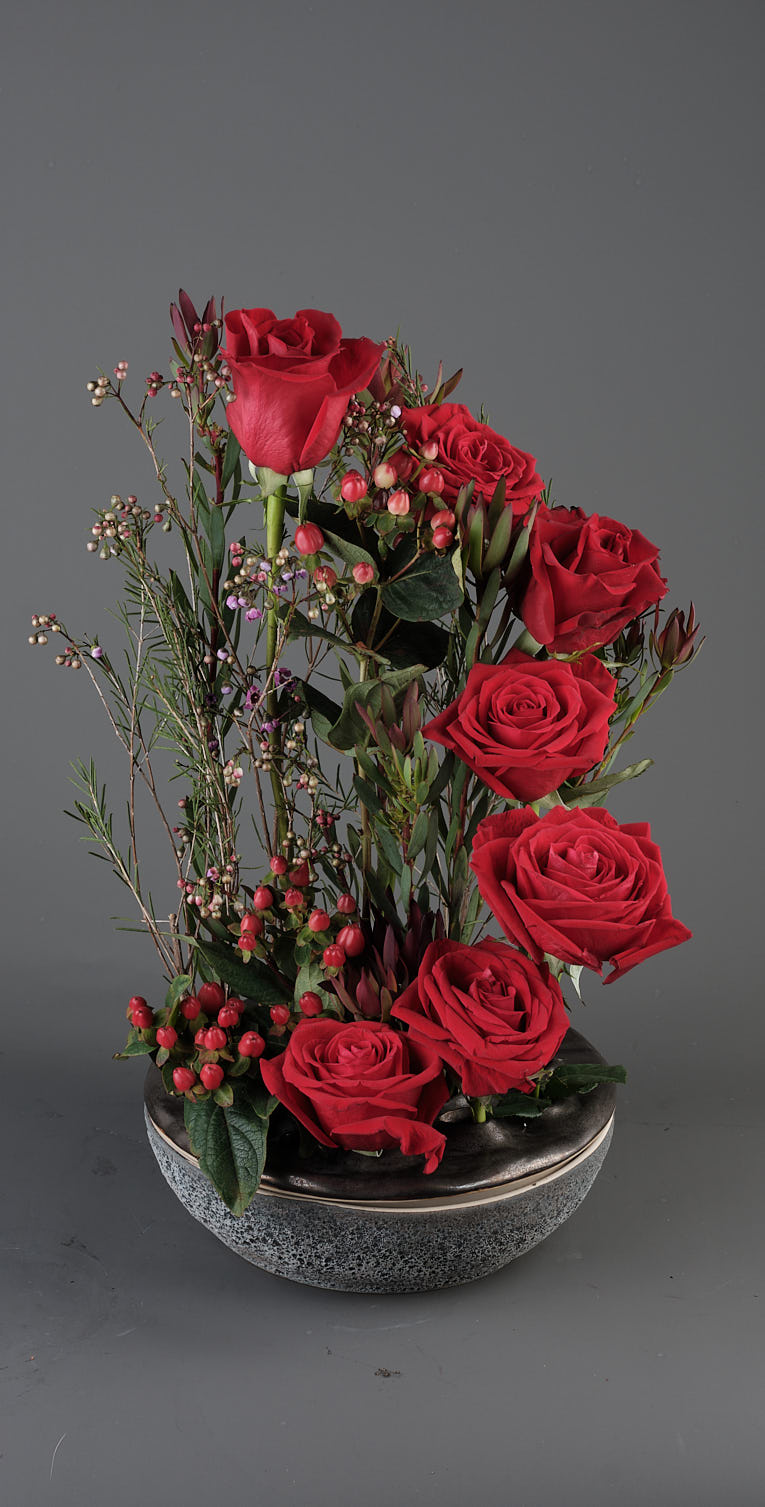 Mitja espiral de roses
